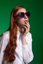Okkia Alessia Unisex Güneş Gözlüğü Rose Havana - Thumbnail