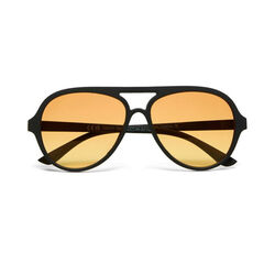 Okkia - Okkia Alessio Unisex Güneş GözlüğüSiyah / Lens : Sarı OK021BK-YE