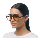 Okkia - Okkia Alessio Unisex Güneş GözlüğüSiyah / Lens : Sarı OK021BK-YE (1)