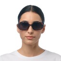 Okkia - Okkia Andrea Altıgen Unisex Güneş GözlüğüHavana / Lens : Yeşil OK022CH-GR (1)