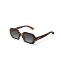 Okkia Andrea Altıgen Unisex Güneş GözlüğüHavana / Lens : Yeşil OK022CH-GR - Thumbnail