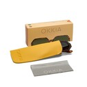 Okkia Andrea Altıgen Unisex Güneş GözlüğüHavana / Lens : Yeşil OK022CH-GR - Thumbnail