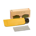Okkia Berlino Unisex Güneş Gözlüğü Havana / Lens : Kahverengi Gradyan OK045-CH - Thumbnail