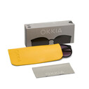 Okkia Berlino Unisex Güneş Gözlüğü Siyah / Lens : Siyah Gradyan OK045-BK - Thumbnail