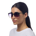 Okkia - Okkia Berlino Unisex Güneş Gözlüğü Siyah - Pudra/ Lens: Siyah Gradyan OK045-BP (1)