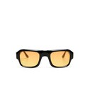 Okkia - Okkia Club STROMBOLI Sarı Lens Güneş Gözlüğü Siyah OKL02BK-YE (1)