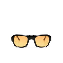 Okkia - Okkia Club STROMBOLI Sarı Lens Güneş Gözlüğü Siyah OKL02BK-YE (1)