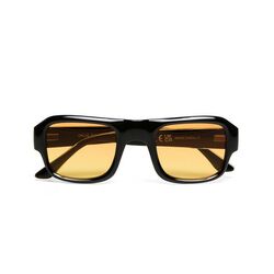 Okkia - Okkia Club STROMBOLI Sarı Lens Güneş Gözlüğü Siyah OKL02BK-YE