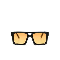 Okkia - Okkia Club VULCANO Sarı Lens Güneş Gözlüğü Siyah OKL03BK-YE (1)