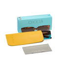 Okkia Elba Unisex Güneş Gözlüğü Havana Mavi OK044-HB - Thumbnail
