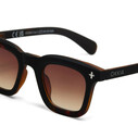 Okkia Firenze Unisex Güneş Gözlüğü Siyah Havana / Lens: Kahverengi Gradyan OK068B3H-BR - Thumbnail