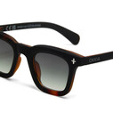 Okkia Firenze Unisex Güneş Gözlüğü Siyah Havana / Lens: Yeşil Gradyan OK068B3H-GR - Thumbnail