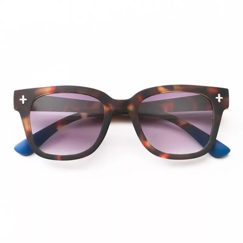 Okkia Giovanni Klasik Havana Mavisi Siyah Lens Unisex Güneş Gözlüğü Siyah & Gri