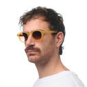 Okkia Milano Unisex Güneş Gözlüğü Sarı / Lens: Kahverengi Gradyan OK048-TYE - Thumbnail
