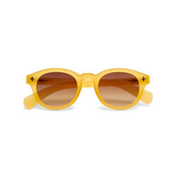 Okkia - Okkia Milano Unisex Güneş Gözlüğü Sarı / Lens: Kahverengi Gradyan OK048-TYE