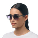 Okkia - Okkia Milano Unisex Güneş Gözlüğü Transparan Gri / Lens: Siyah Gradyan OK048-TSM (1)