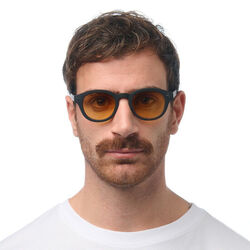 Okkia - Okkia Milano Unisex Güneş Gözlüğü Siyah Havana / Sarı Lens OK048B3H-YE (1)