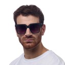 Okkia Roma Unisex Güneş Gözlüğü Siyah Degrade - Thumbnail