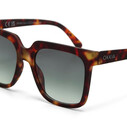 Okkia Roma Unisex Güneş Gözlüğü Havana/ Yeşil Lens OK040CH-GR - Thumbnail