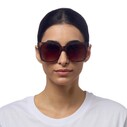 Okkia Roma Unisex Klasik Havana Güneş Gözlüğü Kahverengi Degrade - Thumbnail