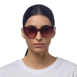 Okkia - Okkia Silvia Güneş Gözlüğü Kahverengi/Açık Pembe Degrade (1)