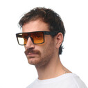 Okkia Tokyo Unisex Güneş Gözlüğü Siyah / Lens : Turuncu OK033BK-YE - Thumbnail