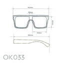 Okkia Tokyo Unisex Güneş Gözlüğü Havana / Lens OK033CH-GR - Thumbnail
