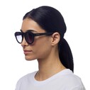 Okkia Zeno Round Unisex Güneş Gözlüğü Siyah - Thumbnail