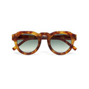 Okkia - Okkia Zeno Round Unisex Güneş Gözlüğü Sahara Havana / Yeşil Lens OK032SH-GR