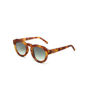 Okkia Zeno Round Unisex Güneş Gözlüğü Sahara Havana / Yeşil Lens OK032SH-GR - Thumbnail