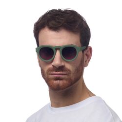 Okkia - Okkia Zeno Round Unisex Verde Güneş Gözlüğü Siyah Degrade (1)