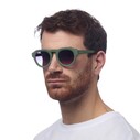 Okkia Zeno Round Unisex Verde Güneş Gözlüğü Siyah Degrade - Thumbnail