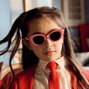 Okkialini Paris Bambina Çocuk Güneş Gözlüğü Pembe 6/10 Yaş - Thumbnail