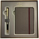 PARKER - Parker Hediye Seti GT Gold Krom Dolmakalem + Defter