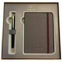 PARKER - Parker Hediye Seti GT Parlak Siyah Roller Kalem + Defter