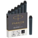 PARKER - PARKER QUINK KISA KARTUŞ 6'LI SİYAH