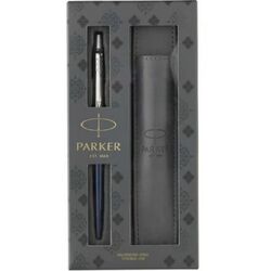 PARKER - Parker Tükenmez Kalem Jotter Mavi + Kılıf Set