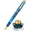 Pelikan M200 Golden Lapis Dolma Kalem Seti - Thumbnail
