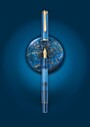 Pelikan Classic M200 Golden Lapis Fountain Pen - Thumbnail