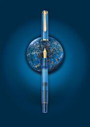 PELİKAN - Pelikan Classic M200 Golden Lapis Fountain Pen (1)