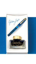 PELİKAN - Pelikan Classic M200 Golden Lapis SET