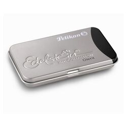 PELİKAN - Pelikan Edelstein 6'Lı Metal Kutulu Uzun Kartuş Onyx Siyah