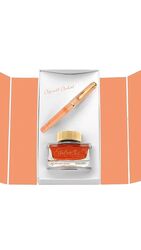PELİKAN - Pelikan M200 Apricot Achat Fountain Pen Set