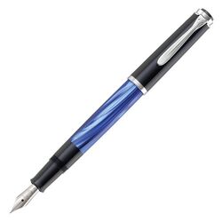 PELİKAN - Pelikan M205 Marble Blue Dolma Kalem