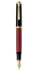 PELİKAN - Pelikan M800 Red Black Fountain Pen