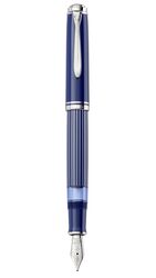 PELİKAN - Pelikan M815 Fountain Pen - Metal Striped Blue (Special Edition)