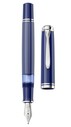 Pelikan M815 Metal Striped Blue Special Edition Dolma Kalem - Thumbnail