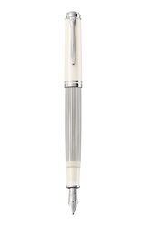 PELİKAN - Pelikan Souveraen M405 Silver White Fountain Pen
