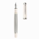Pelikan Souveraen M405 Silver White Fountain Pen - Thumbnail