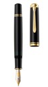Pelikan Souveraen M800 Black Fountain Pen With Gold - Thumbnail